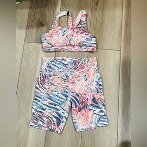 Powersoft Active Set - Pink, Blue & Coral Pattern